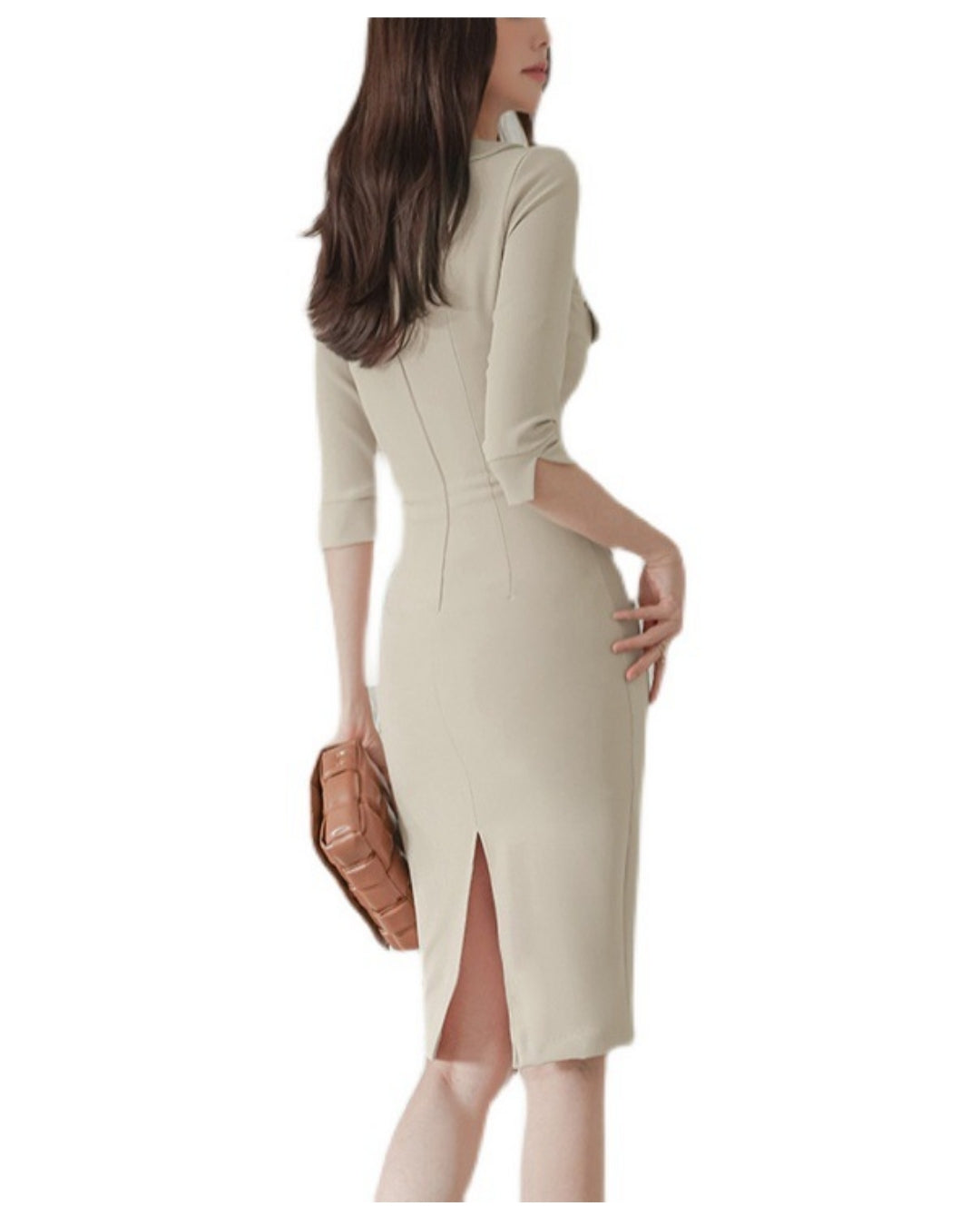 クラシックタイトワンピース【知性と女性らしさを纏う大人の美ライン】