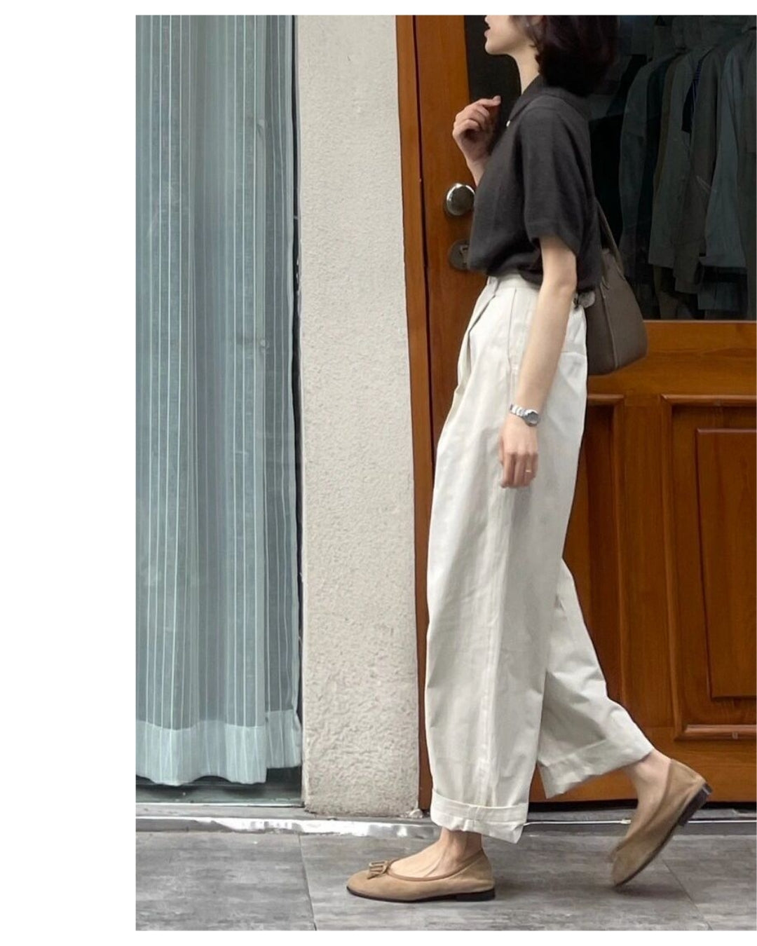 ワイドレッグパンツ【ゆったりだけど、きれいに決まる】