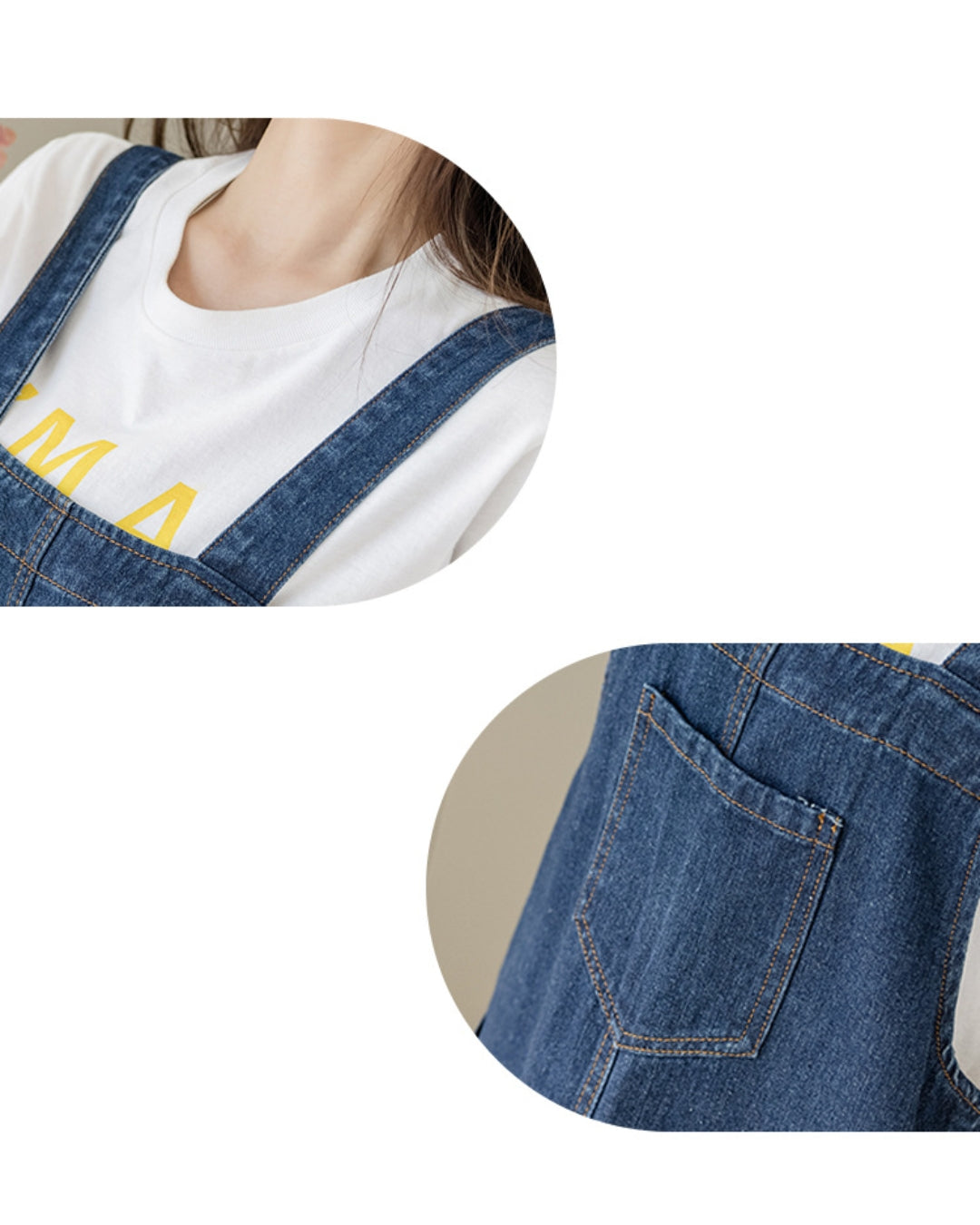 デニムサロペットスカート【抜け感がちょうどいい】