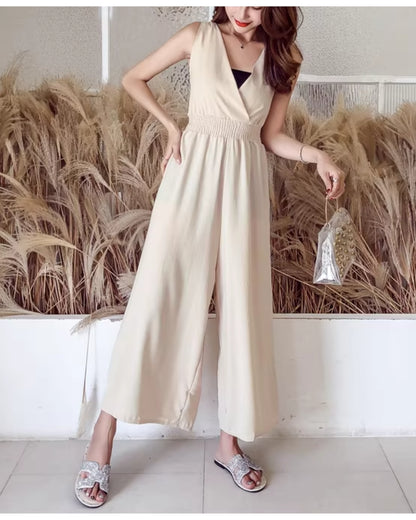 涼感＆ゆる美サロペット【楽なのに、きれいが崩れない】