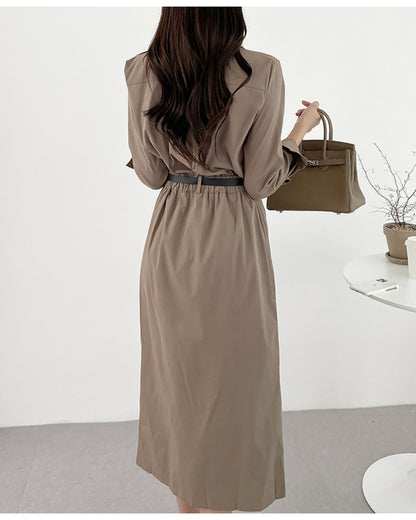 ウエストベルト・シャツワンピース【１枚できちんと見えが叶う実力派】