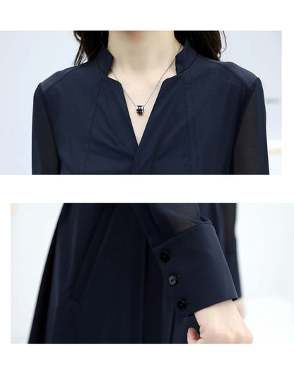 シアースリーブフレアワンピース【品よく細見えを叶える】