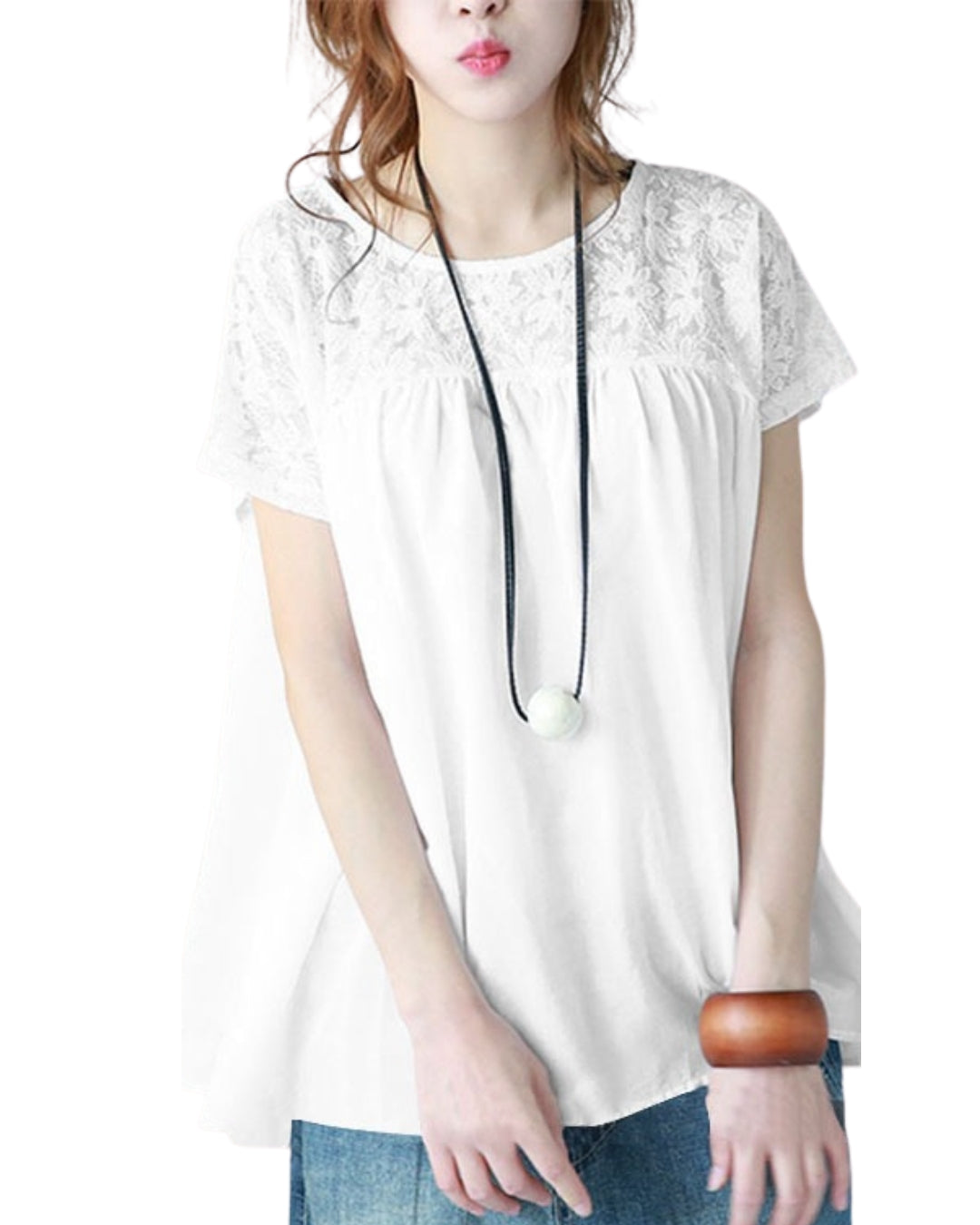 ゆる美チュニックブラウス【楽なのにきれいが崩れない】