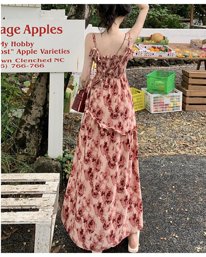 花柄ティアードサマーワンピ【涼やかに華やぐ、夏の主役ワンピ】