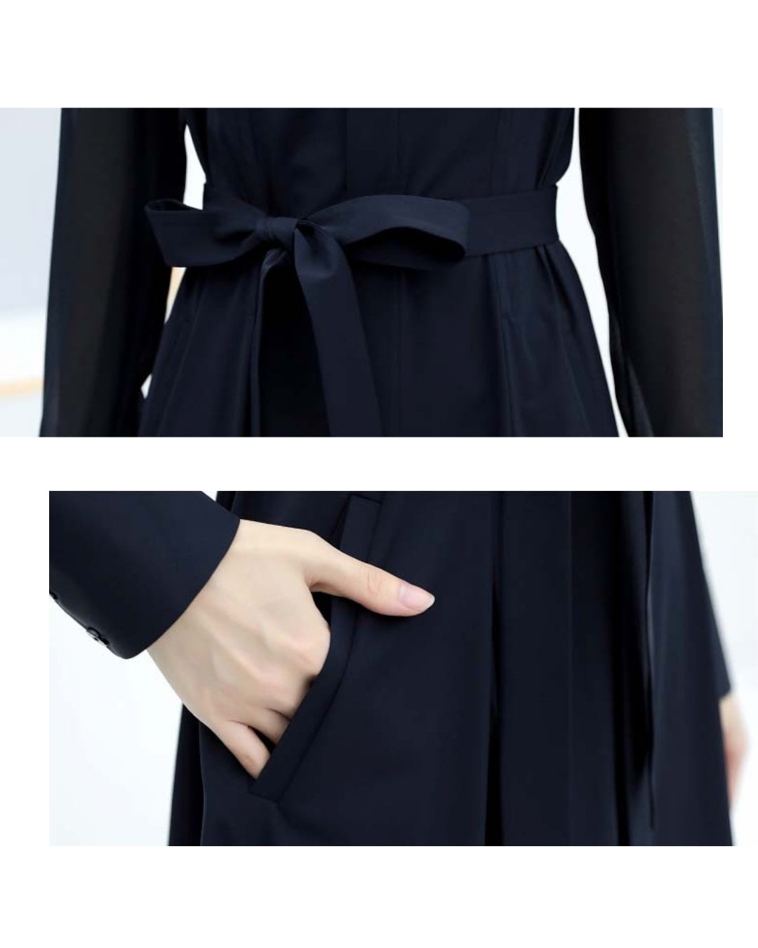 シアースリーブフレアワンピース【品よく細見えを叶える】