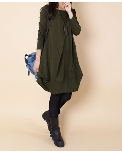 ゆる美チュニックワンピース【楽なのに、きれいが崩れない】