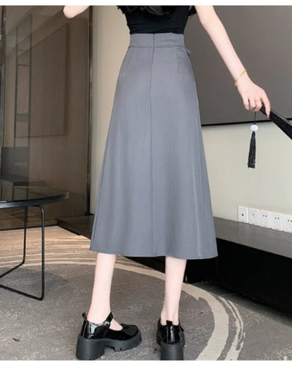 ウエストリボンスカート【リボンで魅せる華やぎ】