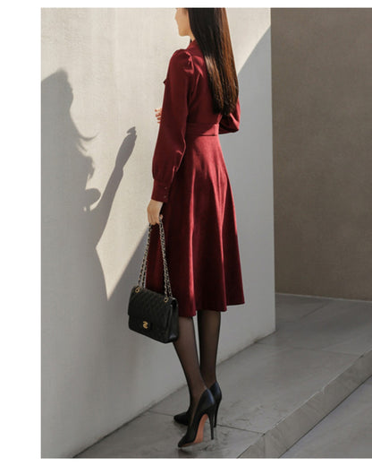 ウエストリボンワンピース【凛とした美しさを纏う】