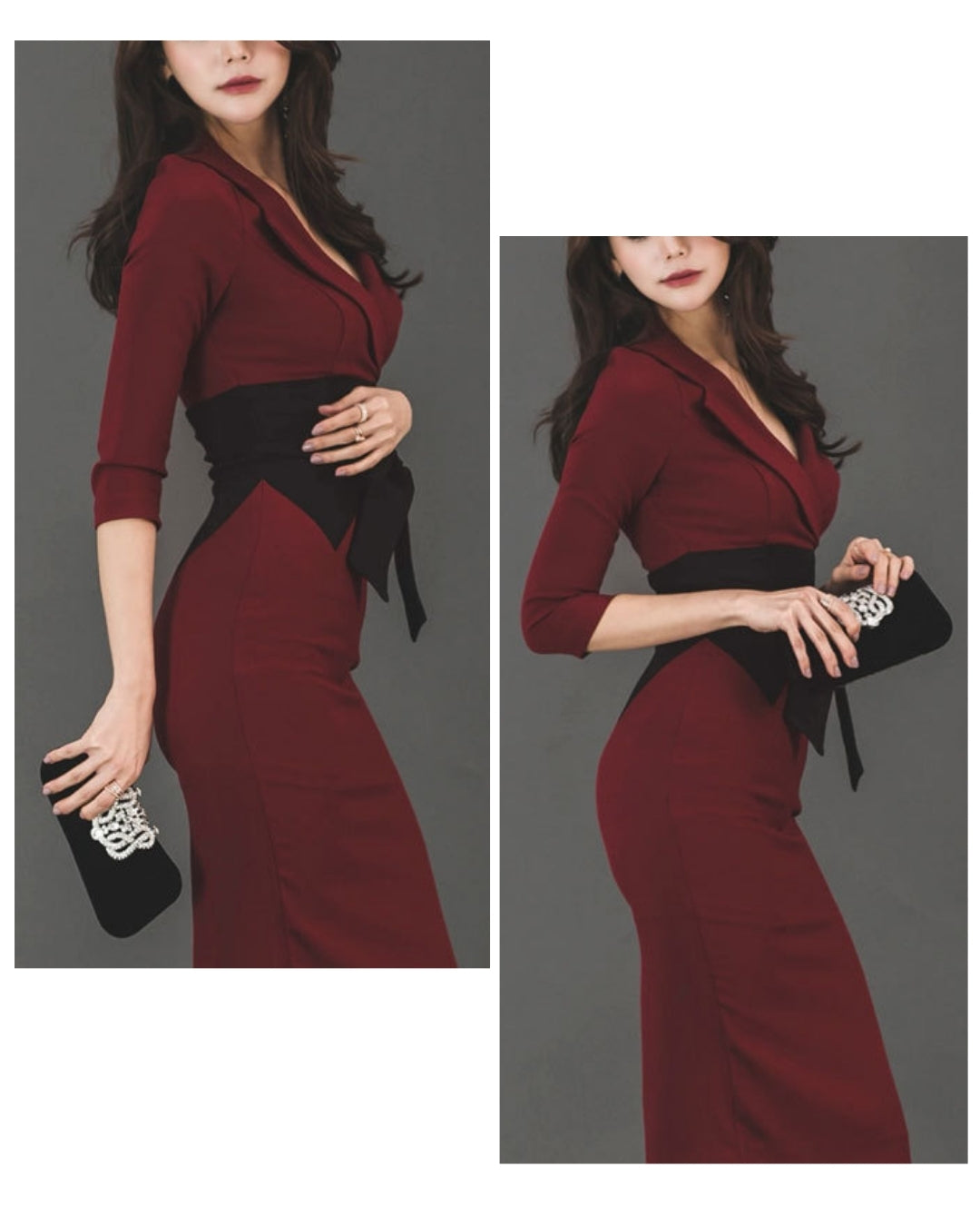 エレガントスレンダードレス【艶やかさが静かに薫る大人クラシック】