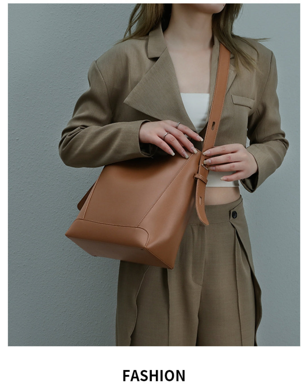 〈ミニマルデザイン〉レザートートバッグ【上質を日常に。持つだけで映える】