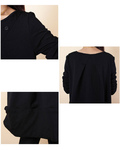 ゆる美チュニックワンピース【楽なのに、きれいが崩れない】