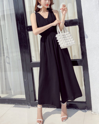 涼感＆ゆる美サロペット【楽なのに、きれいが崩れない】