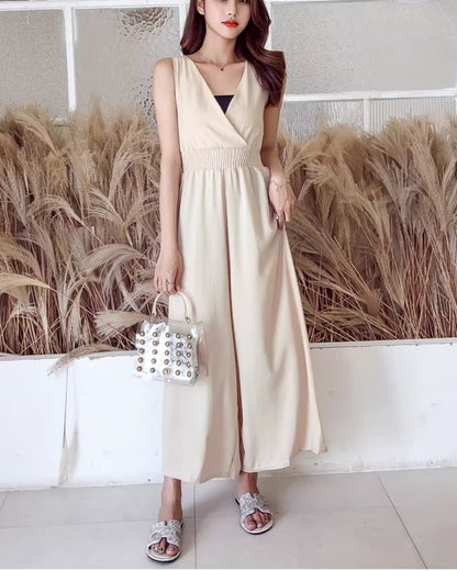 涼感＆ゆる美サロペット【楽なのに、きれいが崩れない】