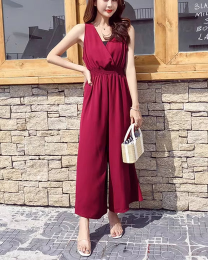 涼感＆ゆる美サロペット【楽なのに、きれいが崩れない】