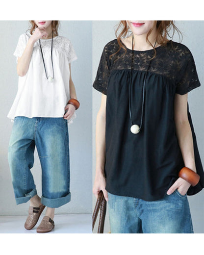 ゆる美チュニックブラウス【楽なのにきれいが崩れない】