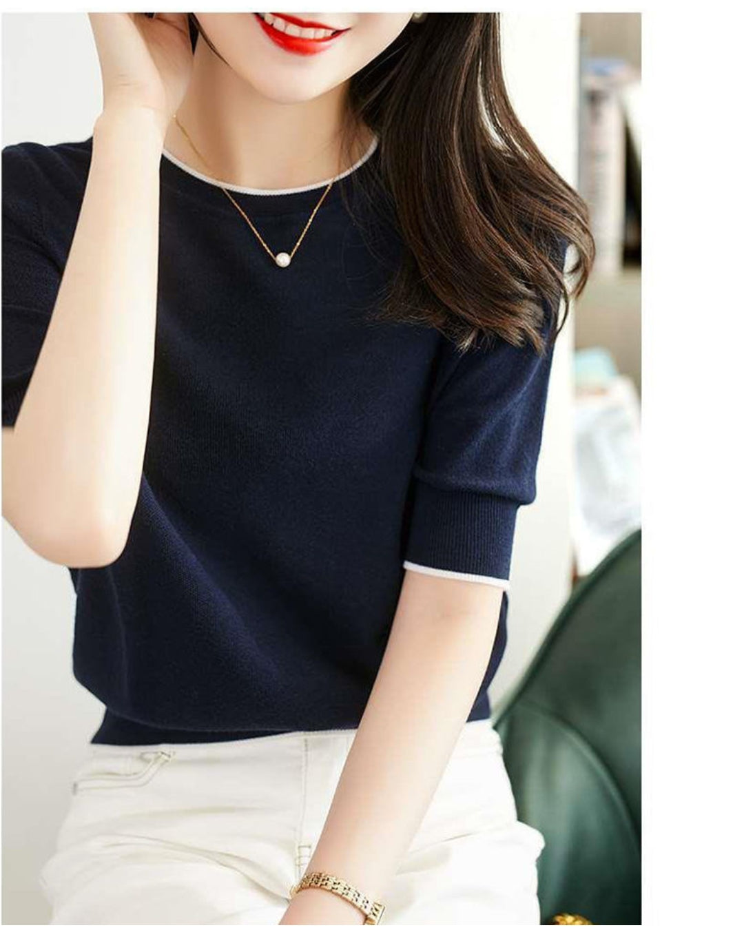 大人の上質サマーニット【さらっと着るだけで、大人上品】