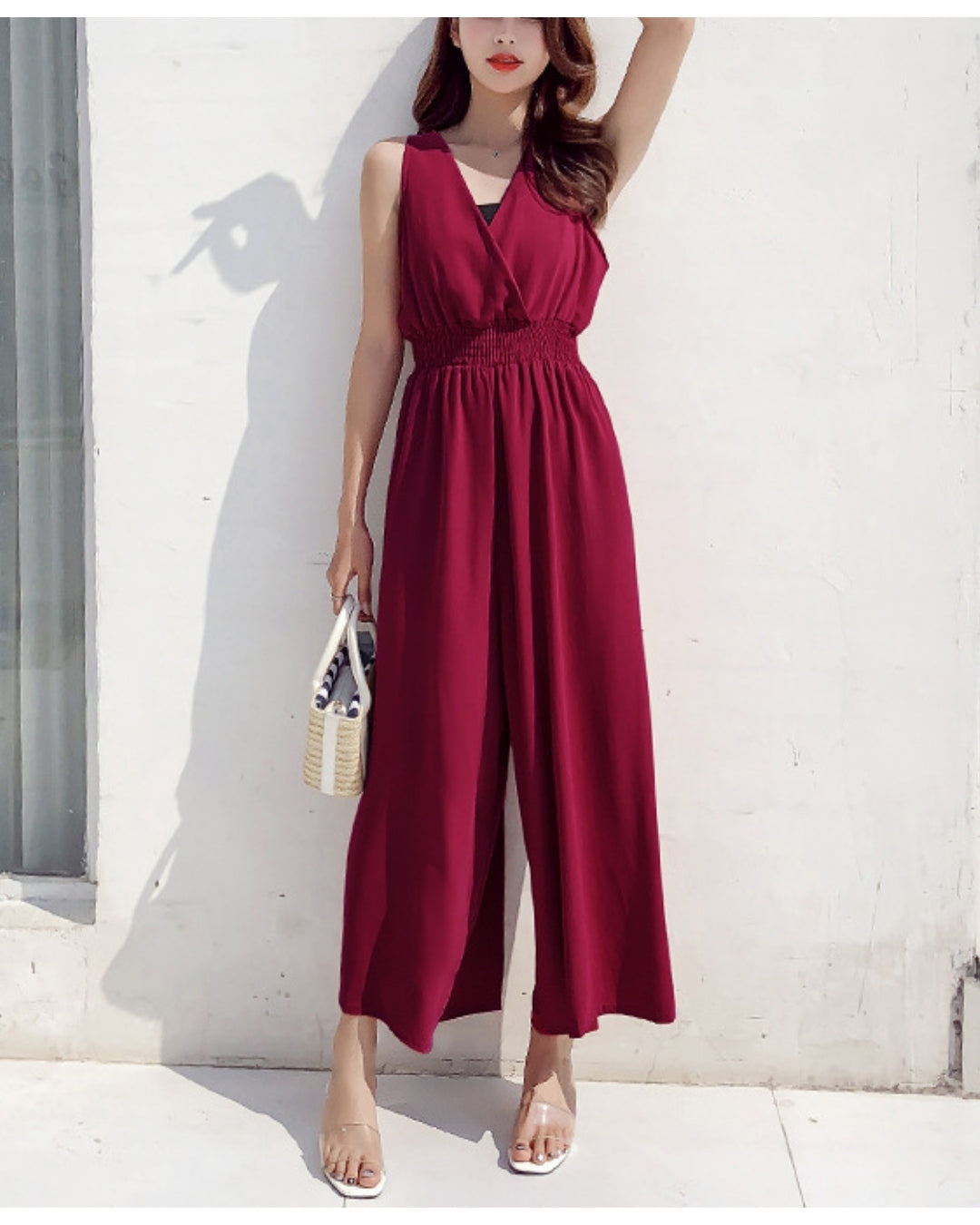 涼感＆ゆる美サロペット【楽なのに、きれいが崩れない】