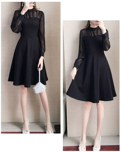 シアースリーブフレアドレス【ミニマルな中に宿る、甘さと色気】