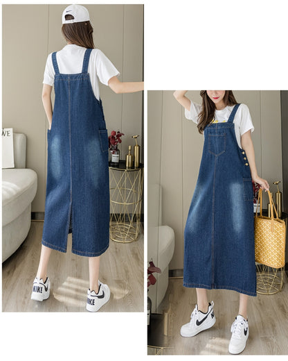 デニムサロペットスカート【抜け感がちょうどいい】