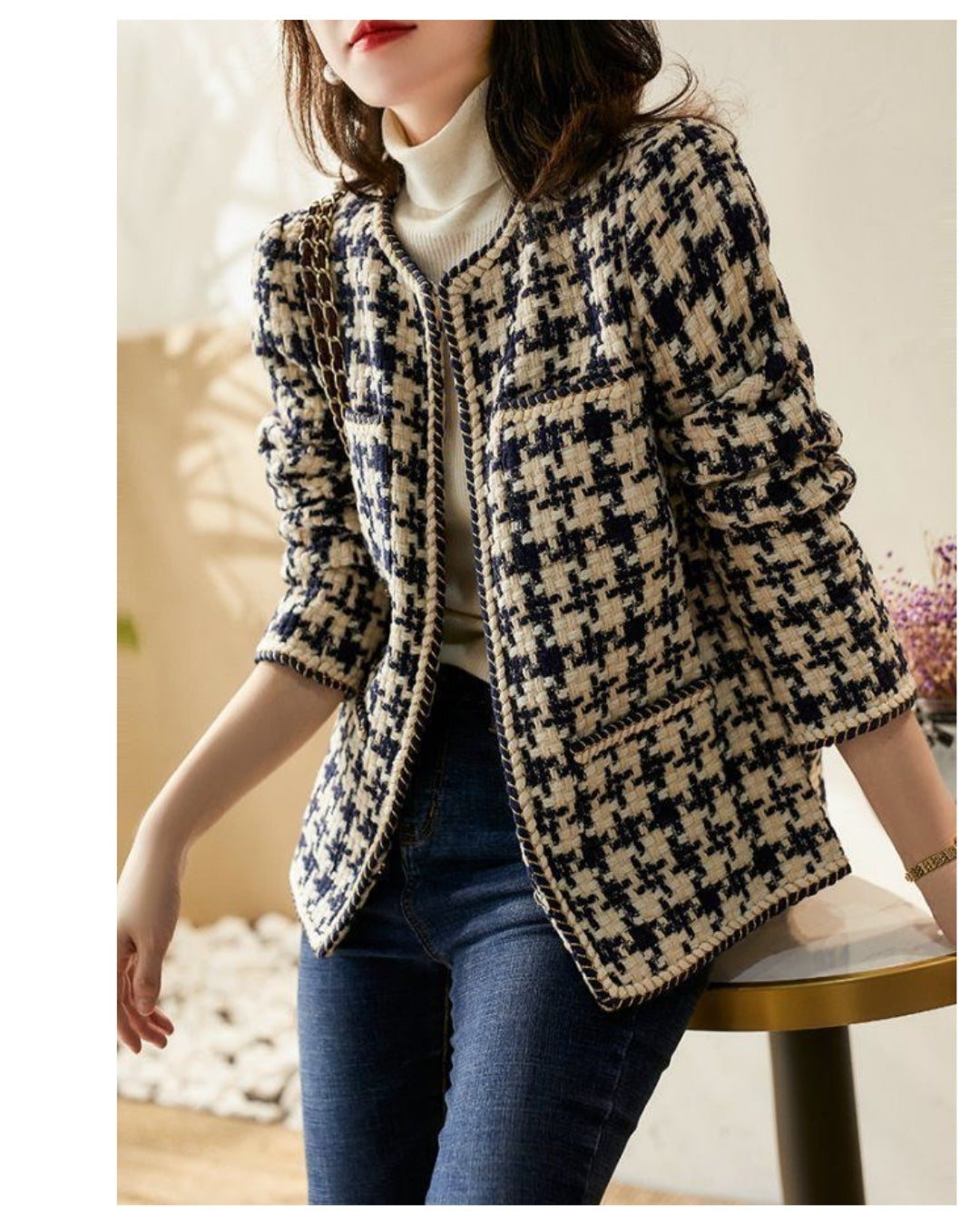 ツイードジャケット【優雅に魅せるエレガントツイード】