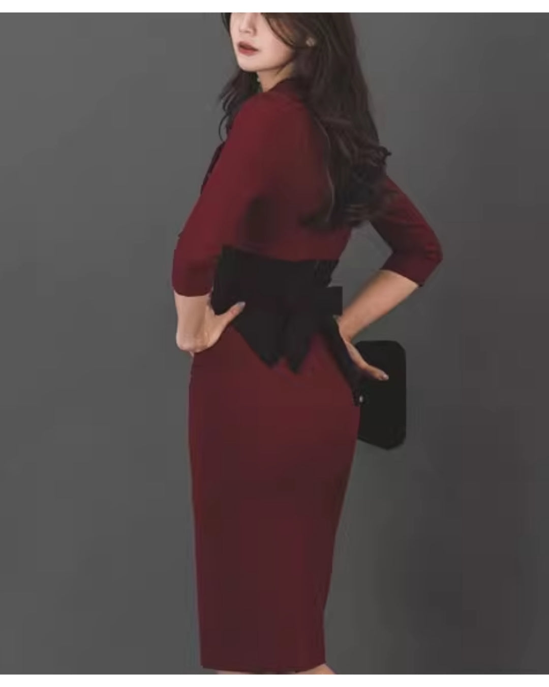 エレガントスレンダードレス【艶やかさが静かに薫る大人クラシック】