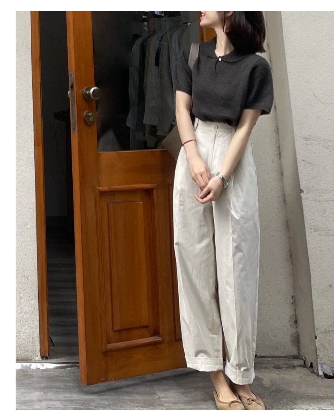 ワイドレッグパンツ【ゆったりだけど、きれいに決まる】
