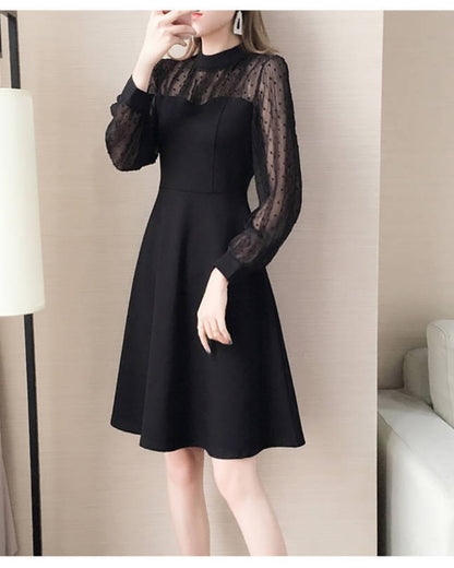 シアースリーブフレアドレス【ミニマルな中に宿る、甘さと色気】