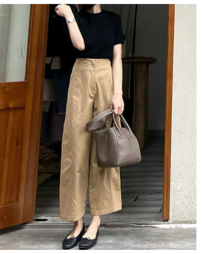 ワイドレッグパンツ【ゆったりだけど、きれいに決まる】