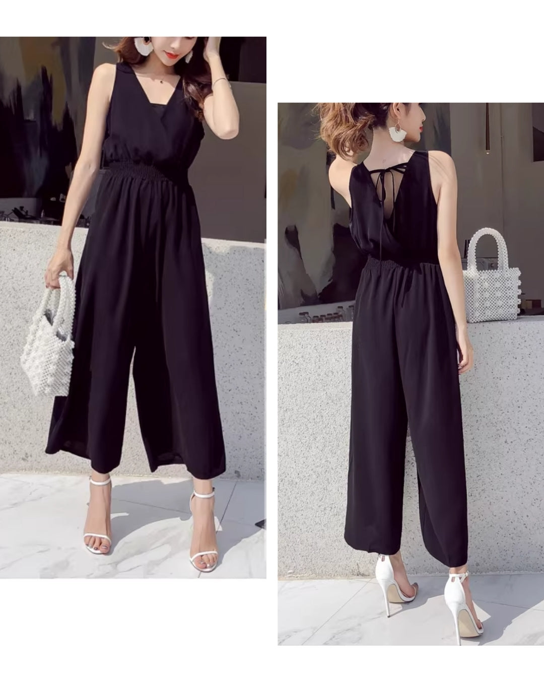 涼感＆ゆる美サロペット【楽なのに、きれいが崩れない】