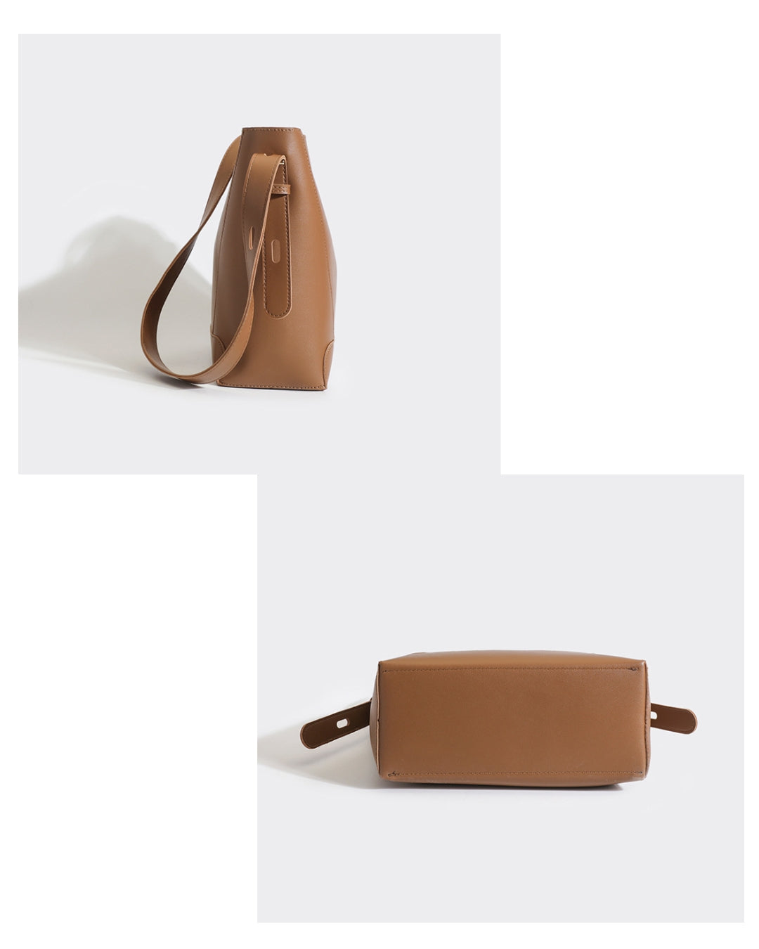 〈ミニマルデザイン〉レザートートバッグ【上質を日常に。持つだけで映える】