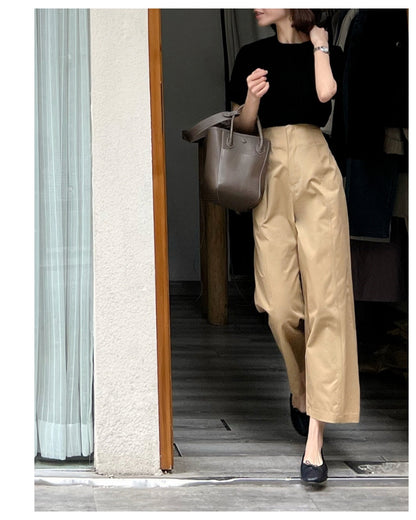 ワイドレッグパンツ【ゆったりだけど、きれいに決まる】