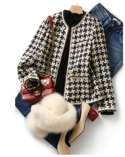 ツイードジャケット【優雅に魅せるエレガントツイード】