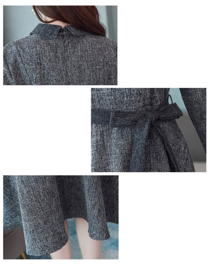 ダブルボタンワンピース【クラシカルな大人の気品】