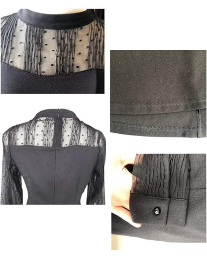 シアースリーブフレアドレス【ミニマルな中に宿る、甘さと色気】