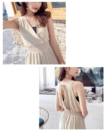 涼感＆ゆる美サロペット【楽なのに、きれいが崩れない】