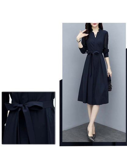 シアースリーブフレアワンピース【品よく細見えを叶える】